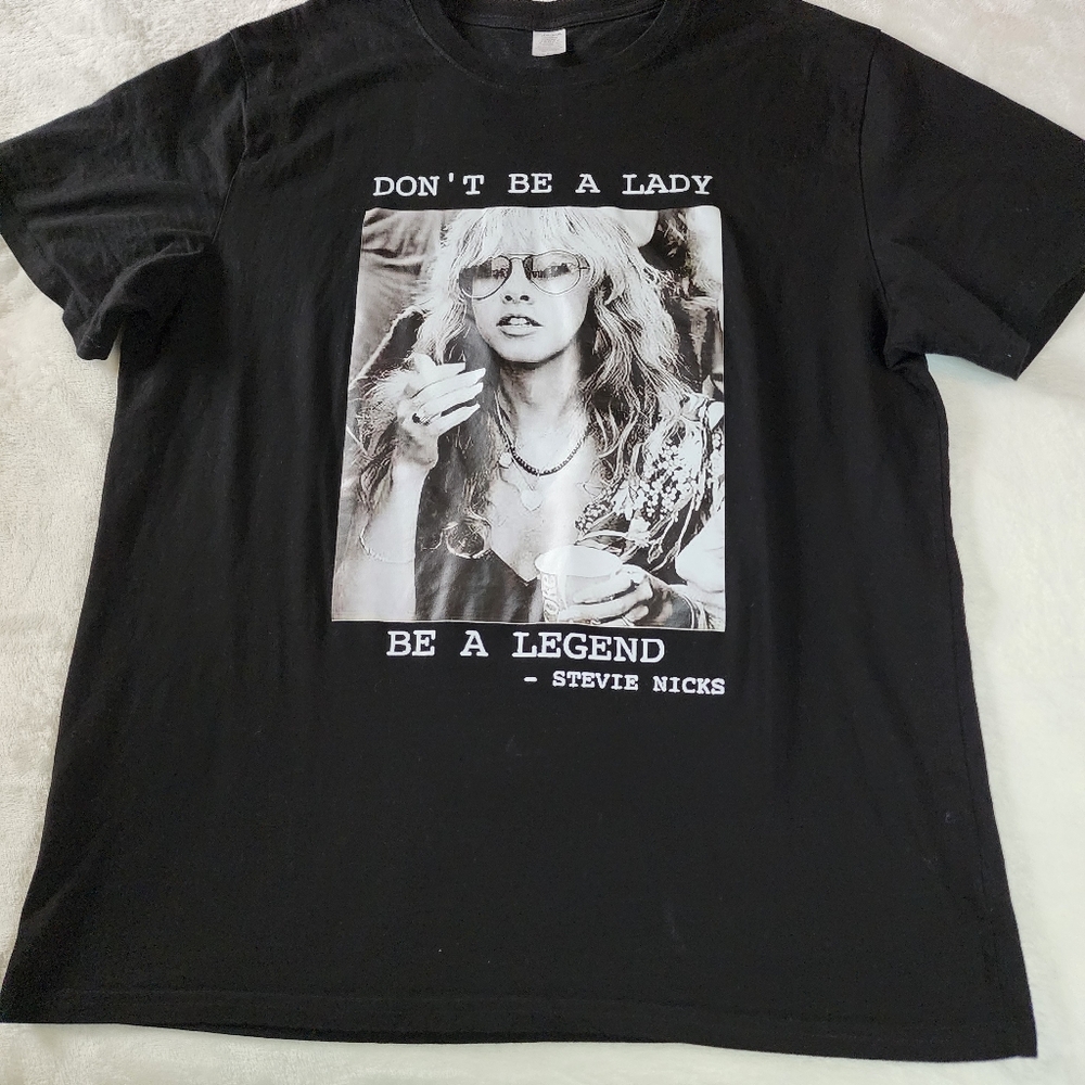 Stevie Nicks Graphic Tee - Black Short Sleeve Women’s T. Shirt